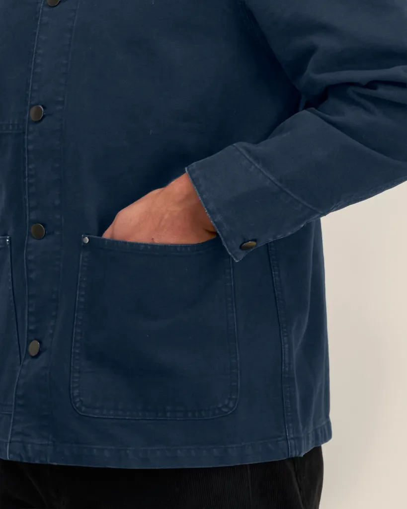 Chore Jacket_G.Dyed Navy_Studio_Front_Detalle_1.webp
