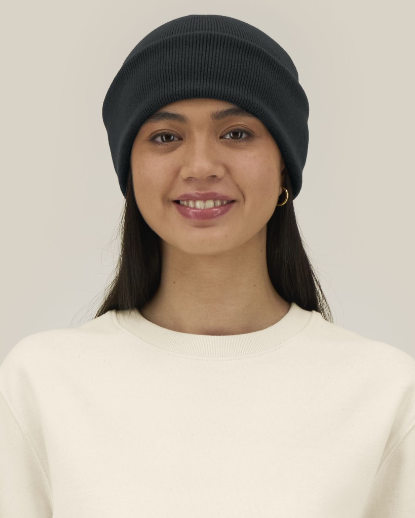 STAU295 Rib Beanie 2.0 (Black)