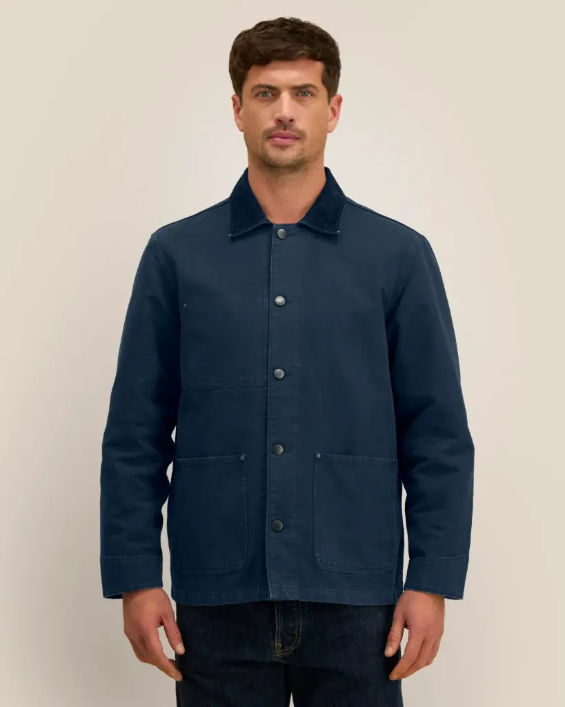 STJU294 Chore Jacket (XXS, G. Dyed Navy)