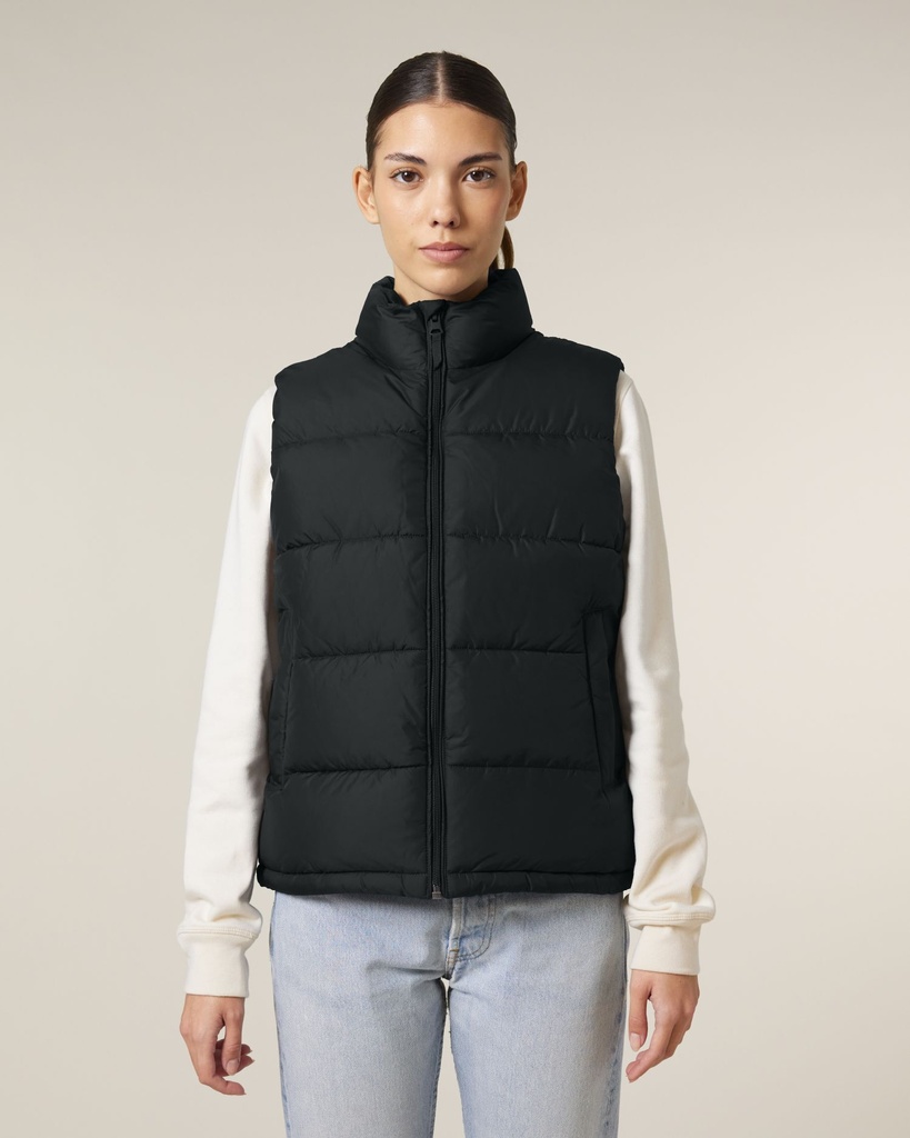 STJU250 Puffer Gilet (XXS, Black)